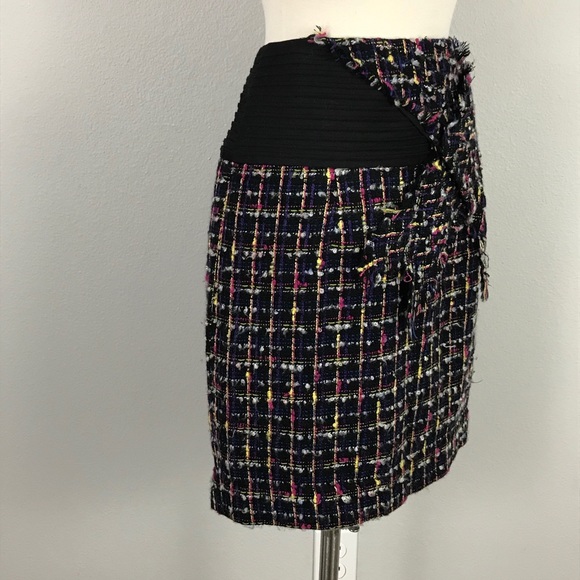 Anthropologie Taikonhu Yellow Cat 0 Skirt Black - Picture 3 of 10